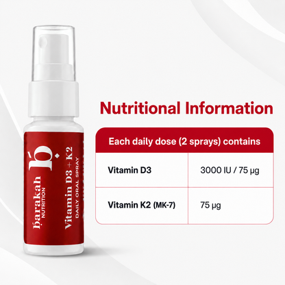 Vitamin D3 + K2 Oral Spray