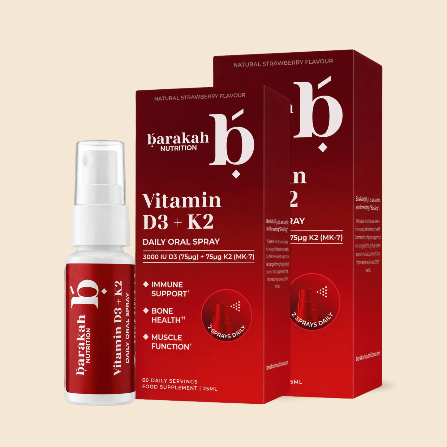 Vitamin D3 + K2 Oral Spray