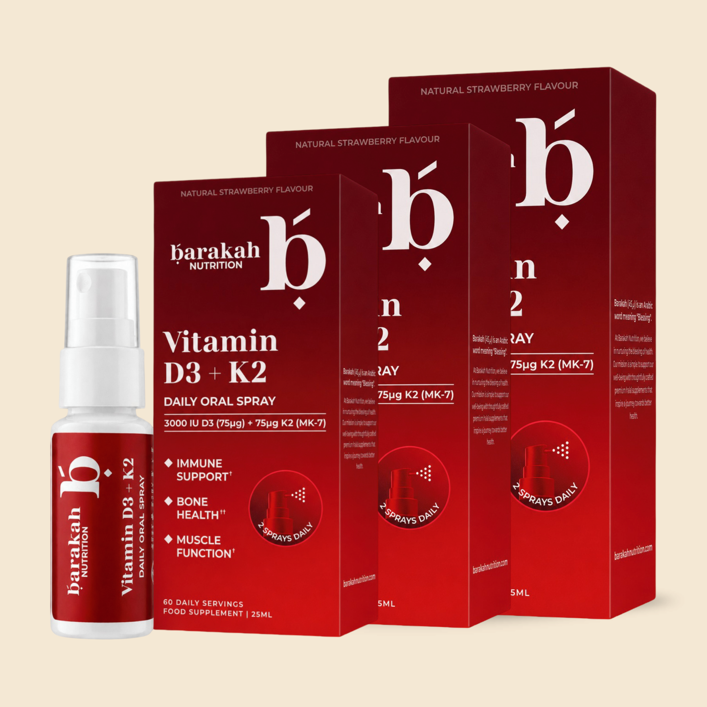 Vitamin D3 + K2 Oral Spray